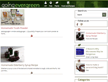 Tablet Screenshot of goingevergreen.org